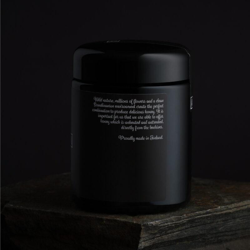 black jar from behind